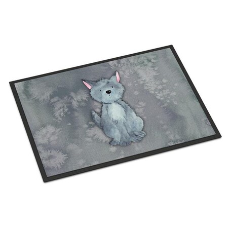 Carolines Treasures Carolines Treasures BB7398JMAT 24 x 36 in. Wolf Watercolor Indoor or Outdoor Mat BB7398JMAT